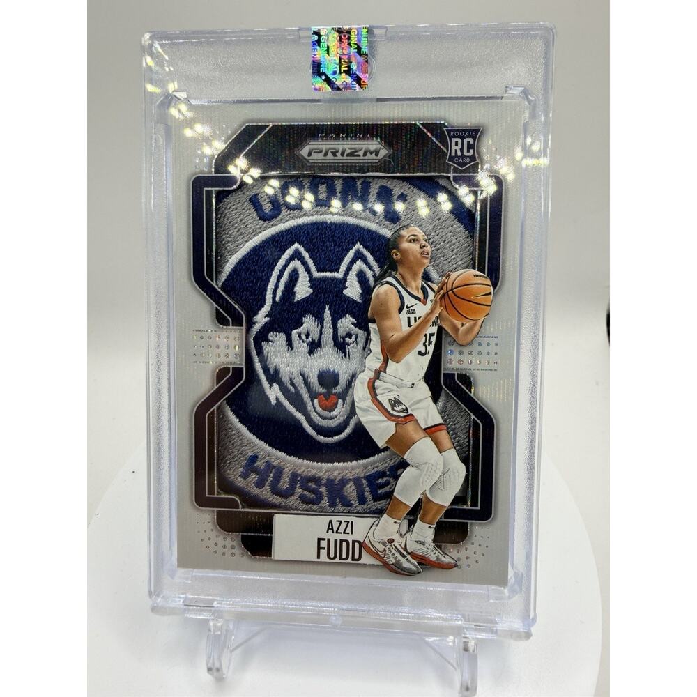 Art Card Azzi Fudd With UConn Patch Made By Mayflower Custom Cards